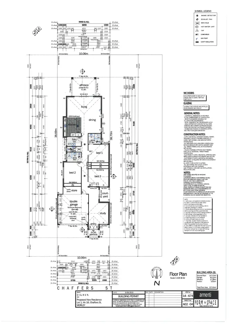 Floorplan of Homely house listing, 16A Chaffers Street, Morley WA 6062