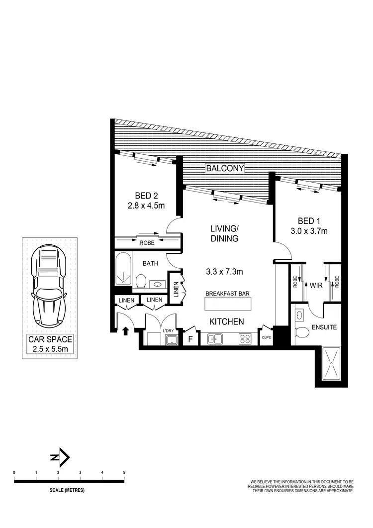 Floorplan of Homely apartment listing, 53/830 Bourke Street, Waterloo NSW 2017