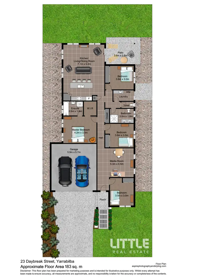 Floorplan of Homely house listing, 23 Daybreak Street, Yarrabilba QLD 4207