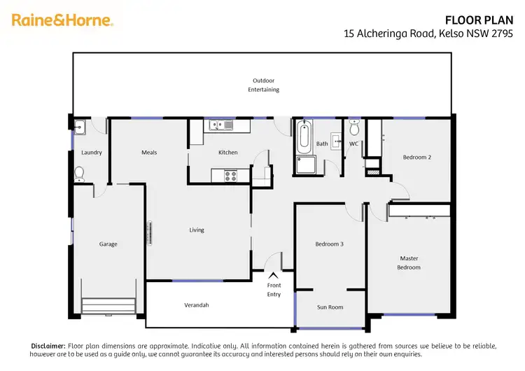 Floorplan of Homely house listing, 15 Alcheringa Road, Kelso NSW 2795