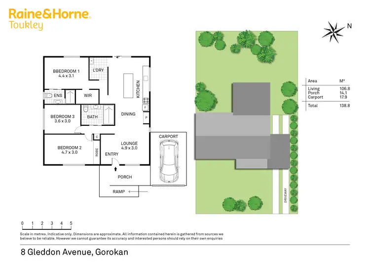 Floorplan of Homely house listing, 8 Gleddon Avenue, Gorokan NSW 2263