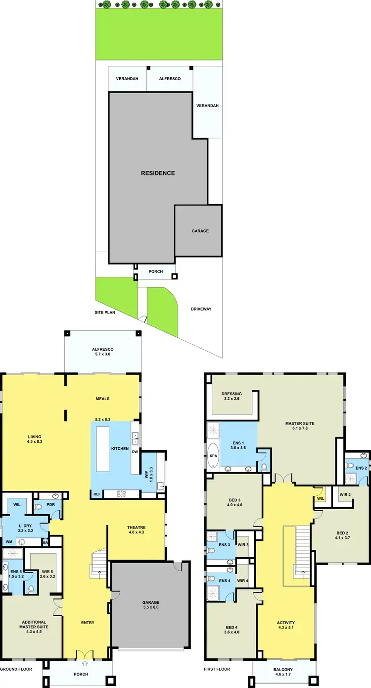 Floorplan of Homely house listing, 13 Everglade Crescent, Roxburgh Park VIC 3064