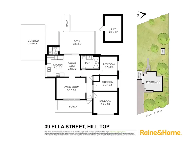 Floorplan of Homely house listing, 39 Ella Street, Hill Top NSW 2575