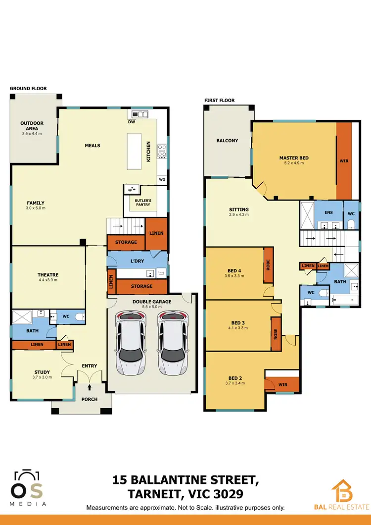 Floorplan of Homely house listing, 15 Ballantine Street, Tarneit VIC 3029