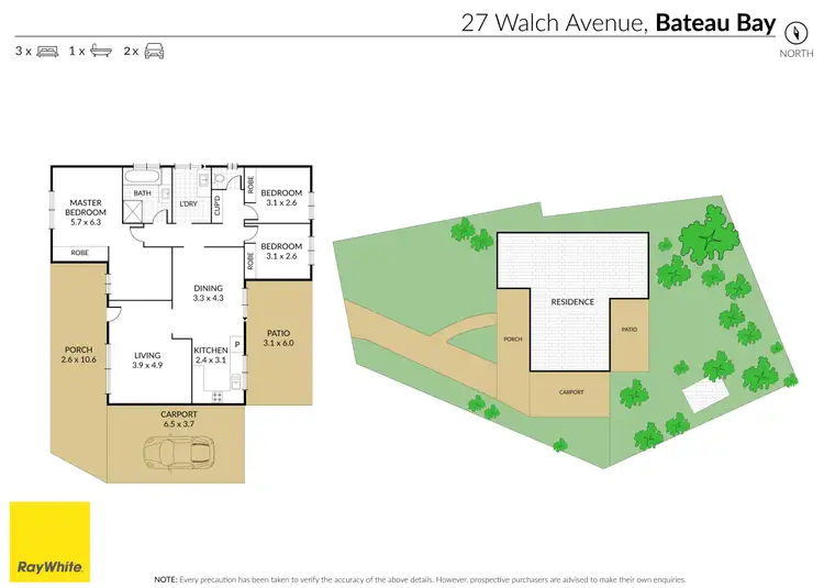 Floorplan of Homely house listing, 27 Walch Avenue, Bateau Bay NSW 2261