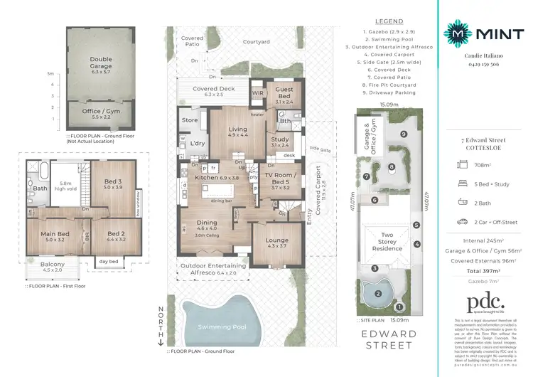 Floorplan of Homely house listing, 7 Edward Street, Cottesloe WA 6011