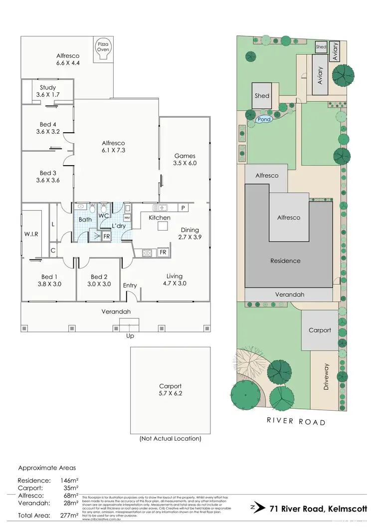 Floorplan of Homely house listing, 71 River Road, Kelmscott WA 6111