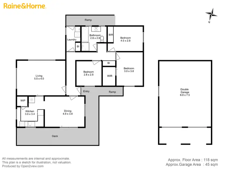 Floorplan of Homely house listing, 3 Prosser Street, Orford TAS 7190