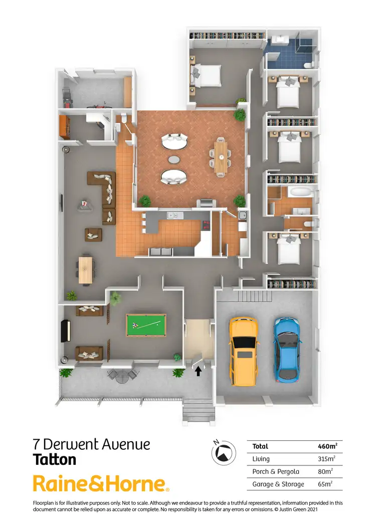 Floorplan of Homely house listing, 7 Derwent Avenue, Tatton NSW 2650