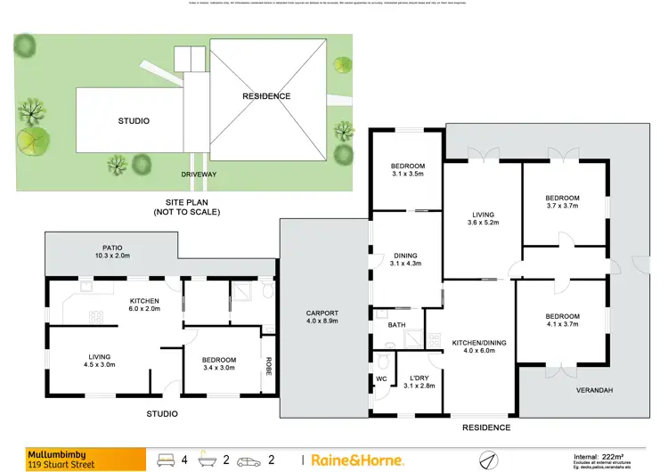 Floorplan of Homely house listing, 119 Stuart Street, Mullumbimby NSW 2482