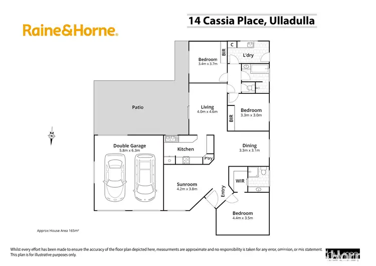 Floorplan of Homely house listing, 14 Cassia Place, Ulladulla NSW 2539