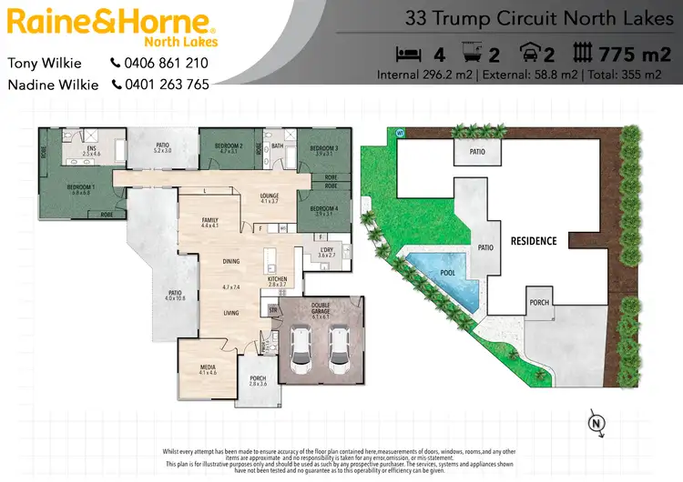 Floorplan of Homely house listing, 33 Trump Circuit, North Lakes QLD 4509
