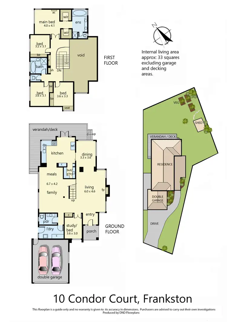 Floorplan of Homely house listing, 10 Condor Court, Frankston VIC 3199