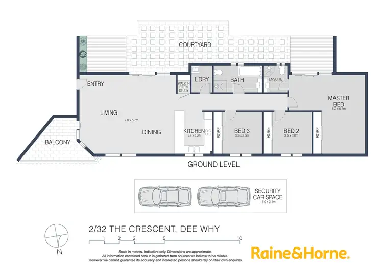 Floorplan of Homely apartment listing, 2/32 The Crescent, Dee Why NSW 2099