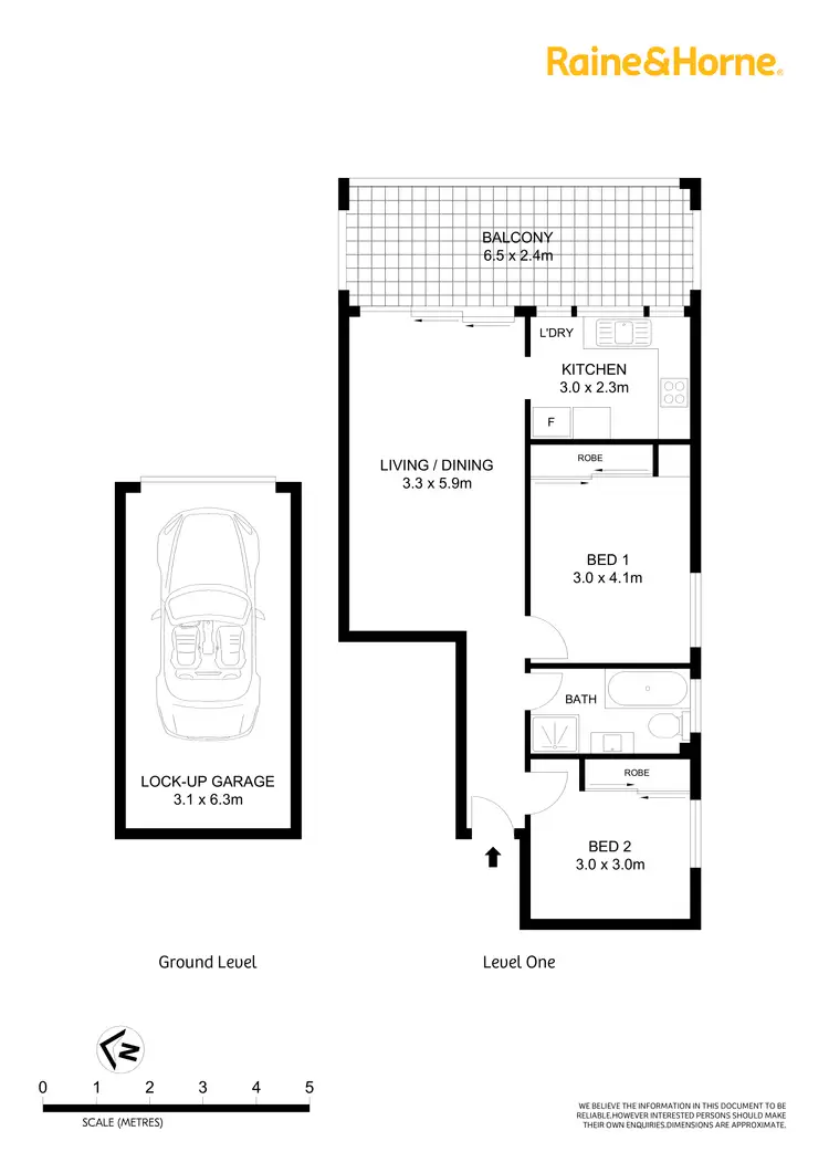 Floorplan of Homely apartment listing, 3/14-18 Queen Victoria Street, Kogarah NSW 2217