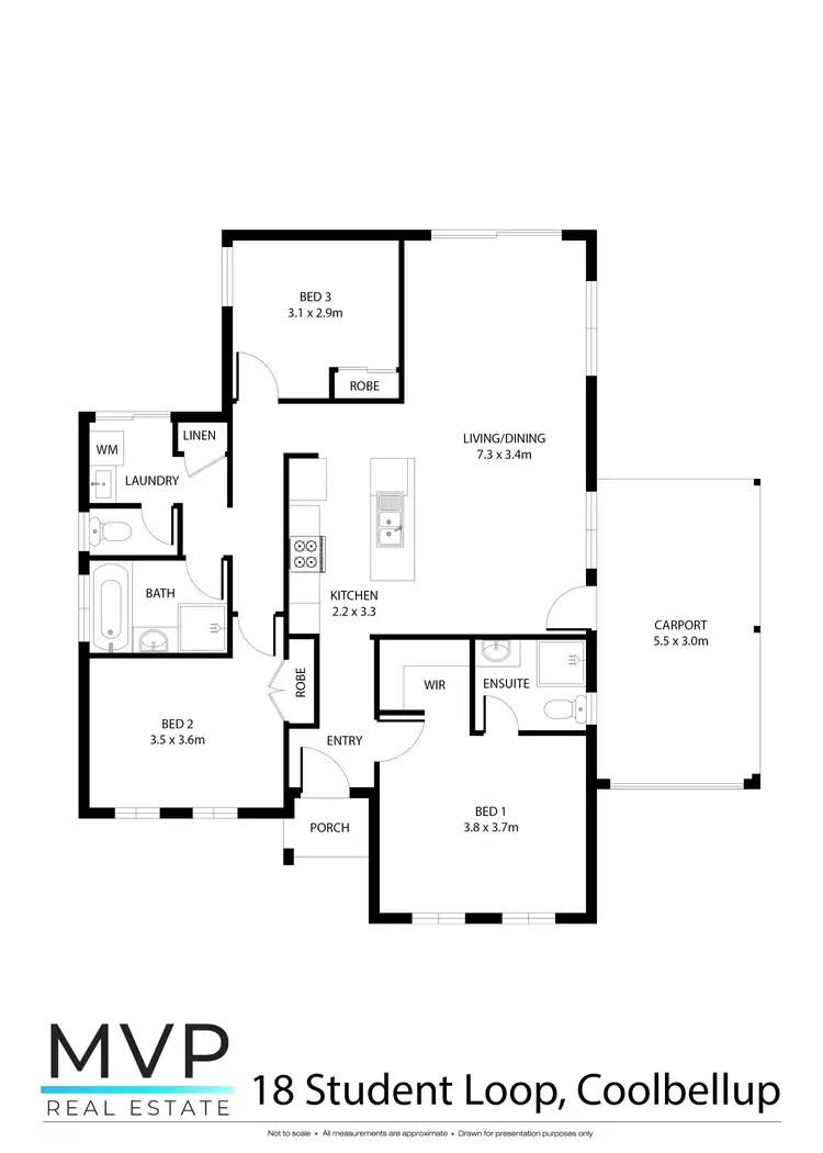 Floorplan of Homely house listing, 18 Student Loop, Coolbellup WA 6163