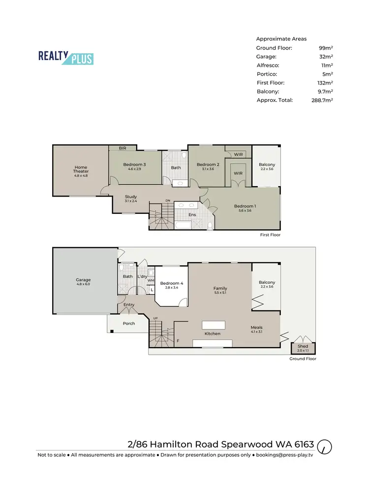 Floorplan of Homely house listing, 2/86 Hamilton Road, Spearwood WA 6163
