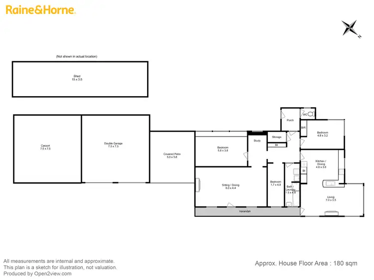 Floorplan of Homely house listing, 5826 Tasman Highway, Buckland TAS 7190