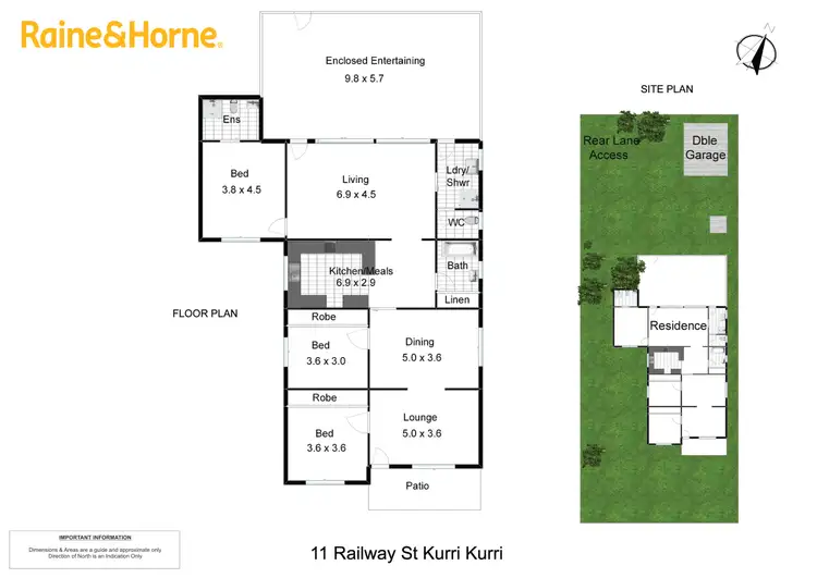 Floorplan of Homely house listing, 11 Railway Street, Kurri Kurri NSW 2327