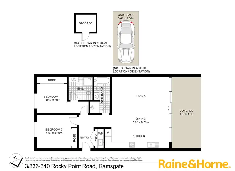 Floorplan of Homely unit listing, 3/336-340 Rocky Point Road, Ramsgate NSW 2217
