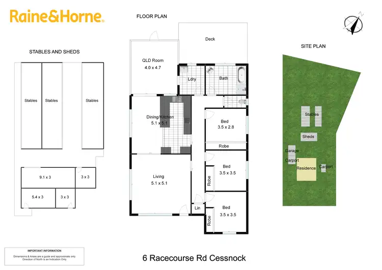 Floorplan of Homely house listing, 6 Racecourse Road, Cessnock NSW 2325