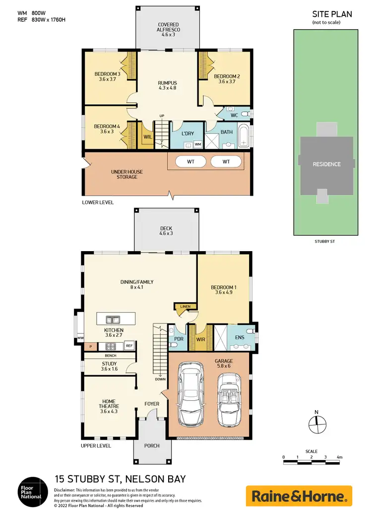 Floorplan of Homely house listing, 15 Stubby Street, Nelson Bay NSW 2315