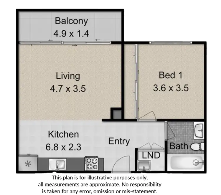 Floorplan of Homely apartment listing, 37a/541 Pembroke Road, Leumeah NSW 2560