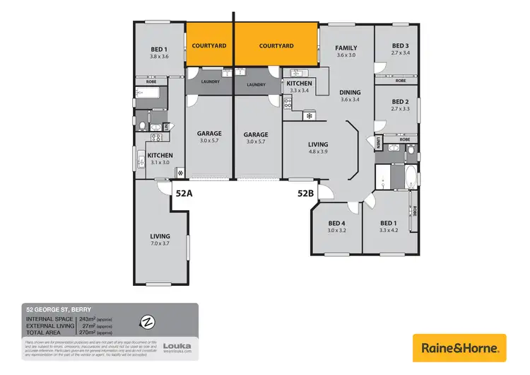 Floorplan of Homely house listing, 52 George Street, Berry NSW 2535