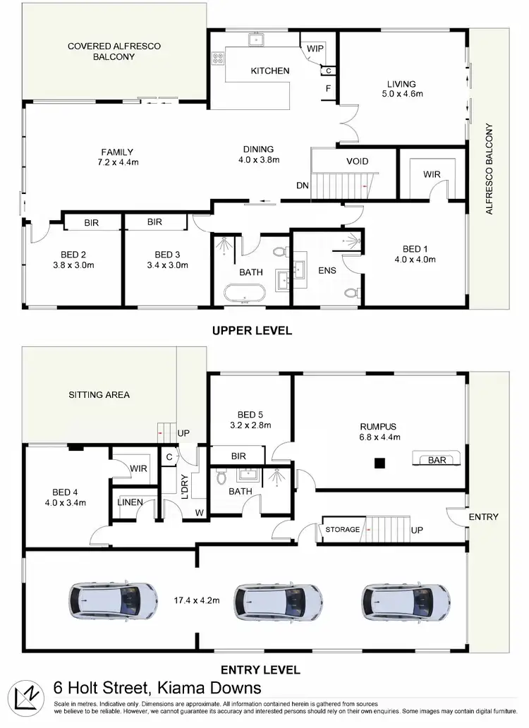 Floorplan of Homely house listing, 6 Holt Street, Kiama Downs NSW 2533