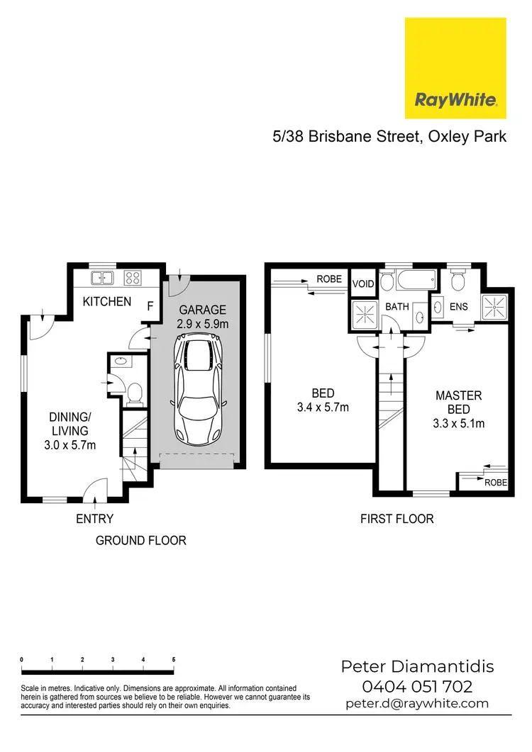 Floorplan of Homely townhouse listing, 5/38 Brisbane Street, Oxley Park NSW 2760