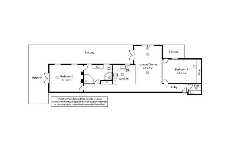 Floorplan of Homely unit listing, 11/2 Jarrah Road, Dernancourt SA 5075