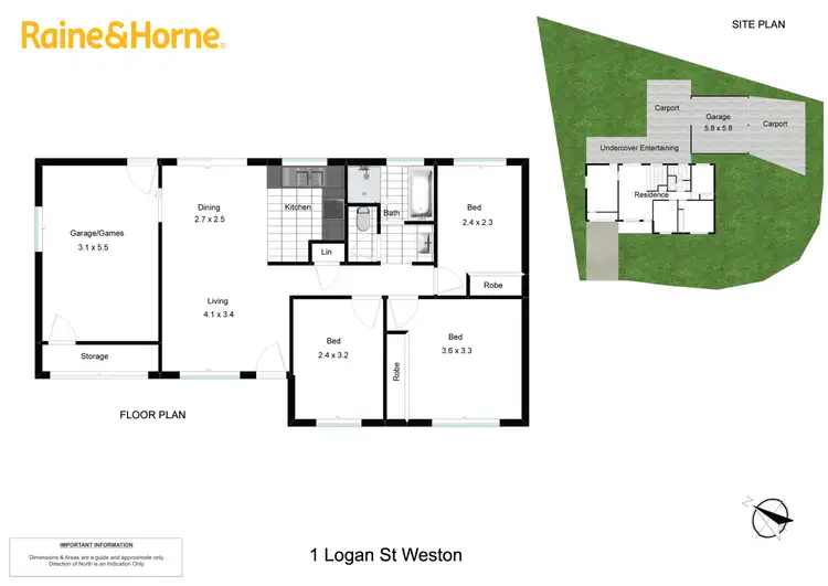 Floorplan of Homely house listing, 1 Logan Street, Weston NSW 2326