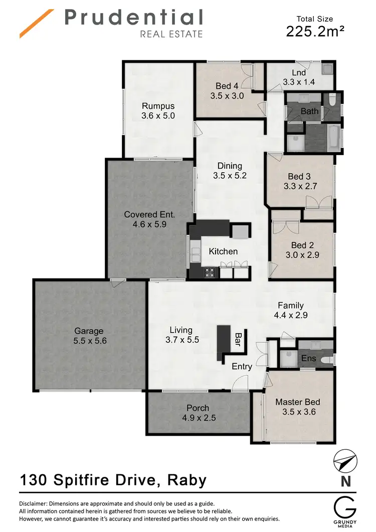 Floorplan of Homely house listing, 130 Spitfire Drive, Raby NSW 2566