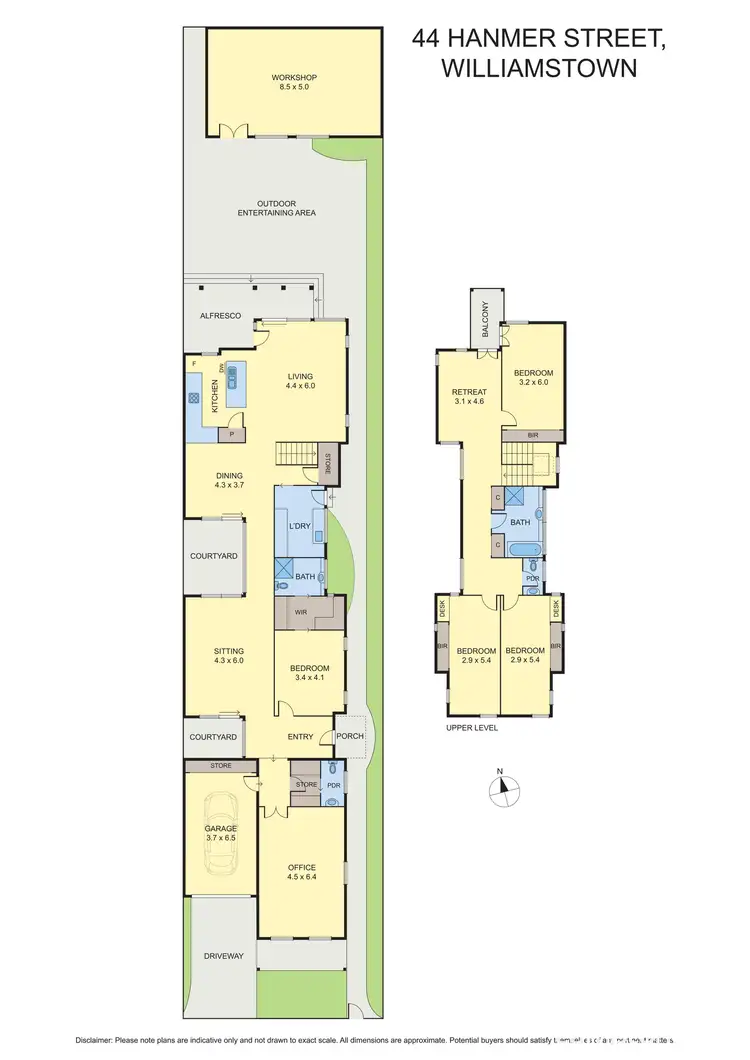 Floorplan of Homely house listing, 44 Hanmer Street, Williamstown VIC 3016