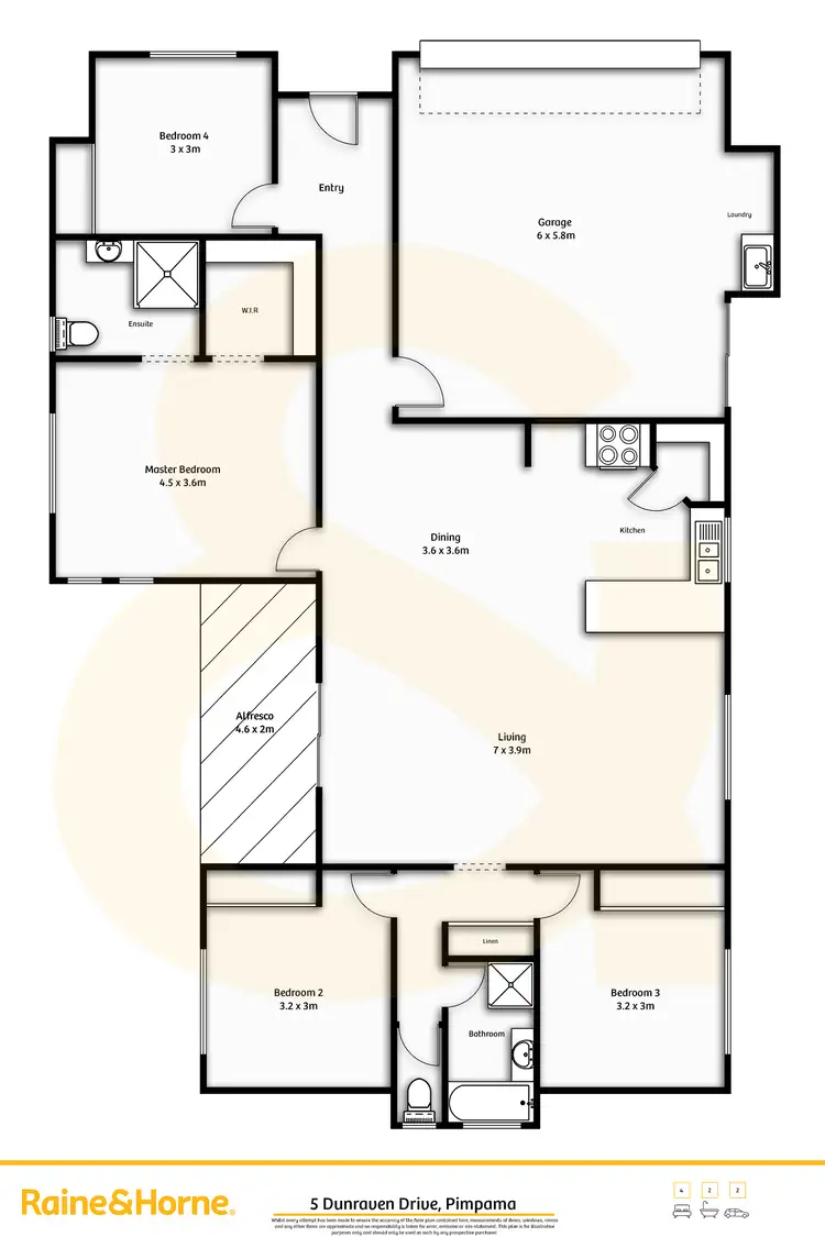 Floorplan of Homely house listing, 5 Dunraven Drive, Pimpama QLD 4209