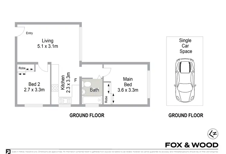 Floorplan of Homely apartment listing, 2/3 Caronia Avenue, Cronulla NSW 2230