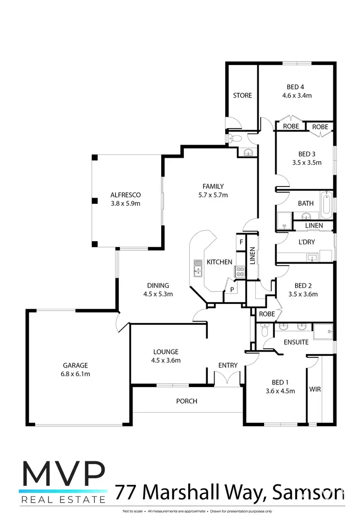 Floorplan of Homely house listing, 77 Marshall Way, Samson WA 6163
