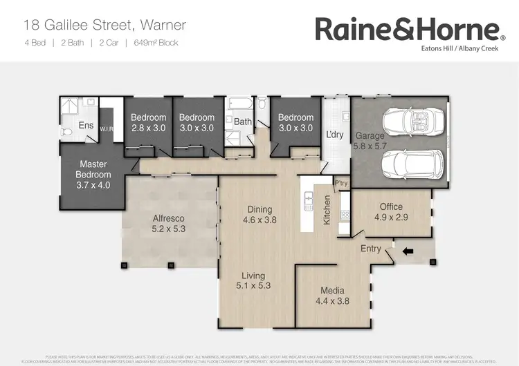 Floorplan of Homely house listing, 18 Galilee Street, Warner QLD 4500
