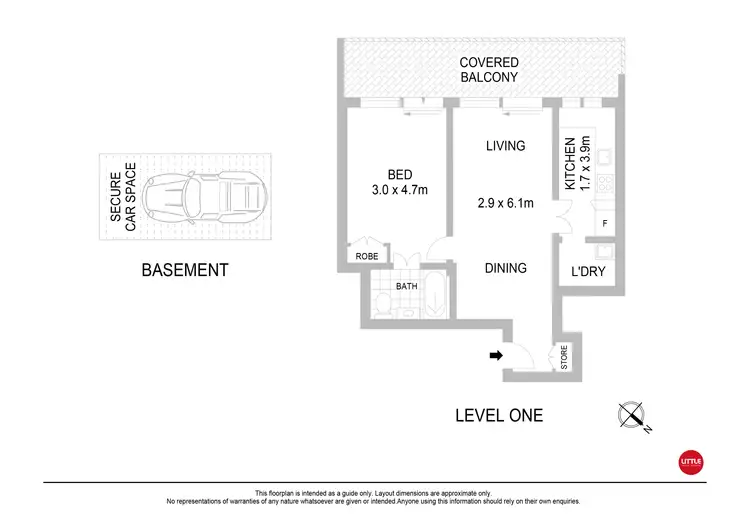 Floorplan of Homely apartment listing, 105/4 Francis Road, Artarmon NSW 2064