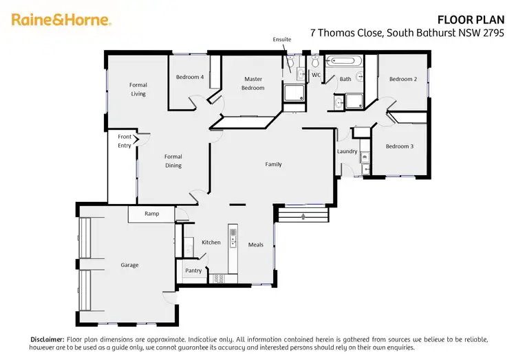 Floorplan of Homely house listing, 7 Thomas Close, South Bathurst NSW 2795