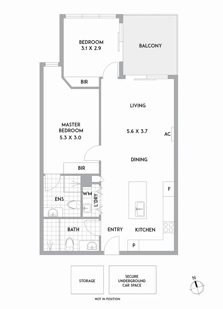 Floorplan of Homely apartment listing, 112/79 Mitchell Street, Bentleigh VIC 3204