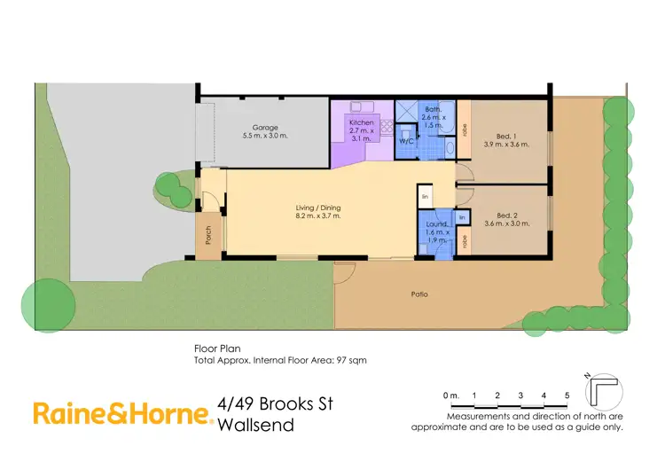 Floorplan of Homely villa listing, 4/49 Brooks Street, Wallsend NSW 2287