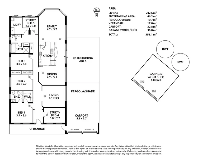 Floorplan of Homely house listing, 2 Garwood Avenue, Strathalbyn SA 5255