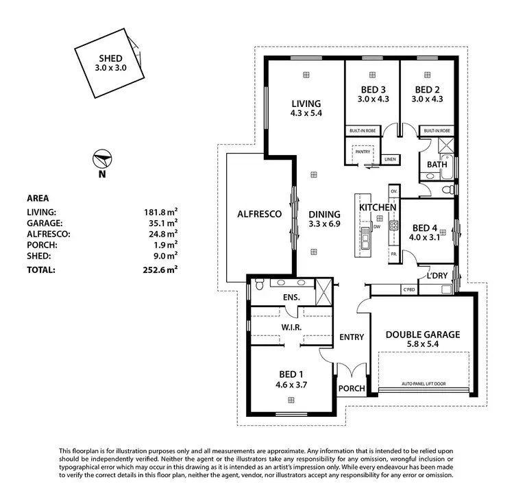 Floorplan of Homely house listing, 32 Bateman Street, Strathalbyn SA 5255