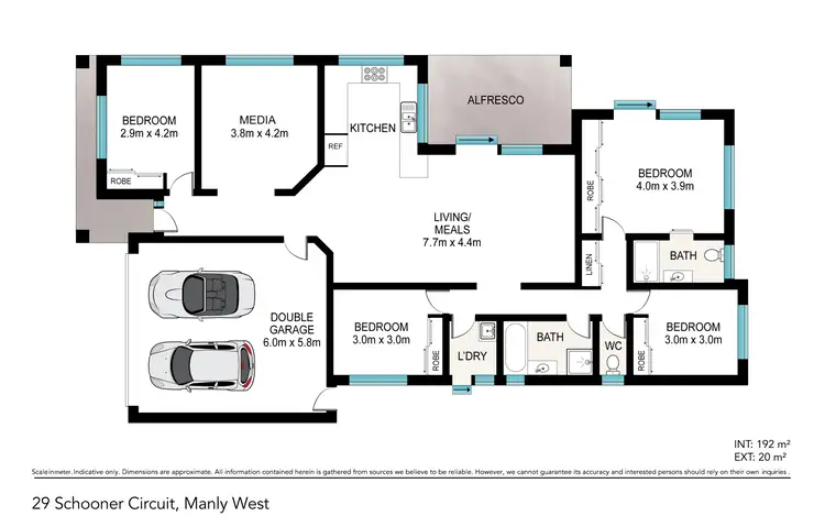 Floorplan of Homely house listing, 29 Schooner Circuit, Manly West QLD 4179