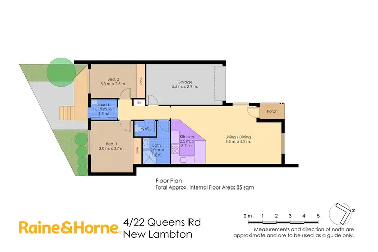 Floorplan of Homely villa listing, 4/22 Queens Road, New Lambton NSW 2305
