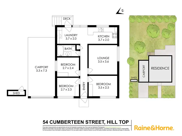 Floorplan of Homely house listing, 54 Cumberteen Street, Hill Top NSW 2575