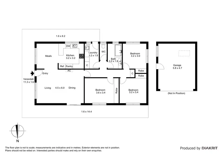 Floorplan of Homely house listing, 6A Plymouth Street, Hastings VIC 3915