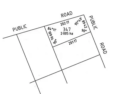 Floorplan of Homely land listing, 347 Sheringa Beach Road, Sheringa SA 5607
