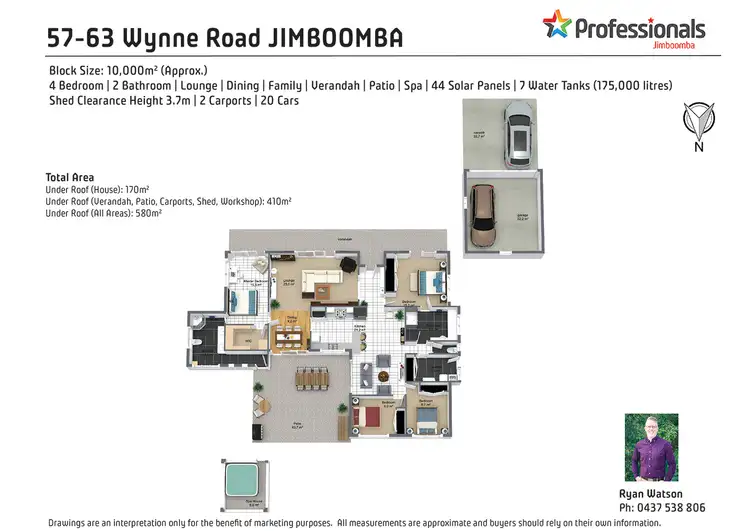 Floorplan of Homely house listing, 57-63 Wynne Road, Jimboomba QLD 4280